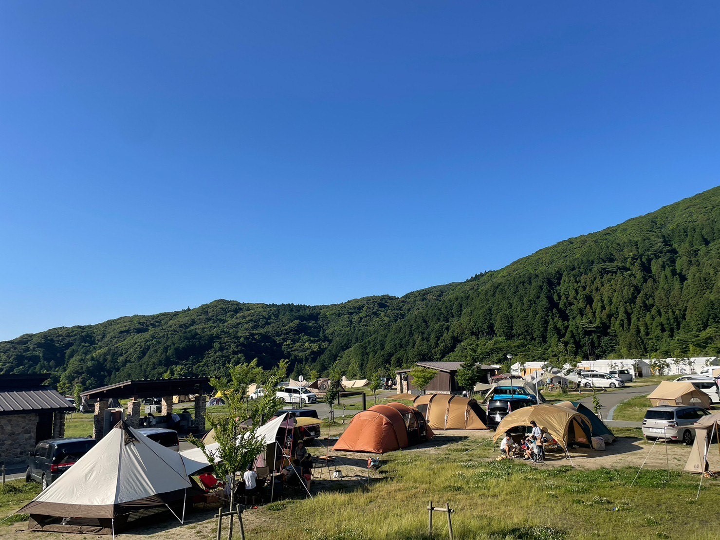 キャンプ場の画像