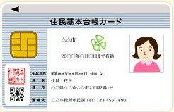 住基カード顔あり