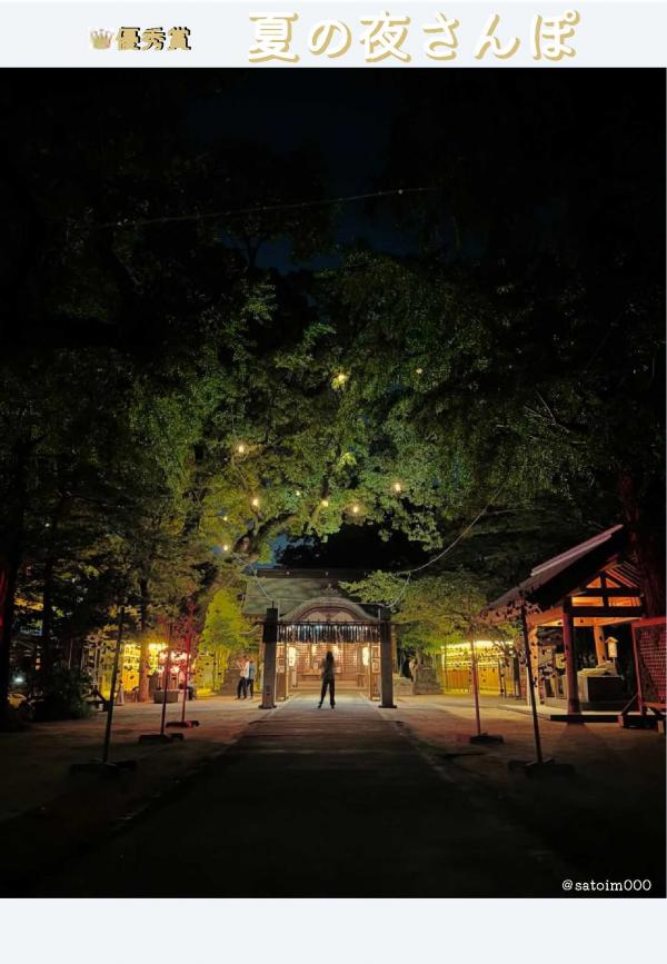 優秀賞　夏の夜さんぽ