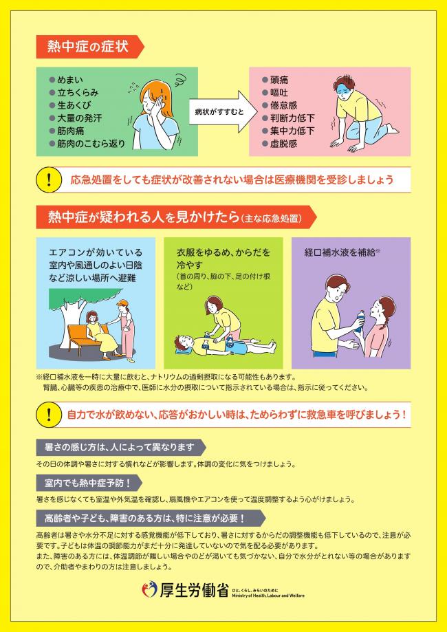 熱中症予防のために