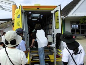 ミリカーで本を借りる画像