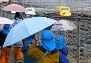 ドクターイエローを見る画像