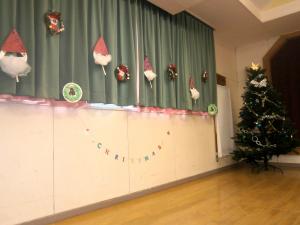 お楽しみ会の飾りつけの画像