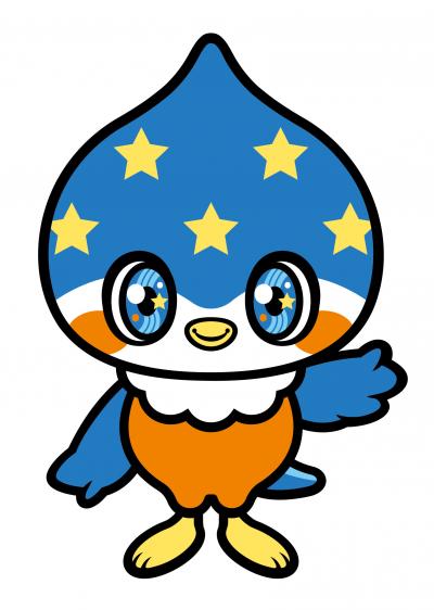 市の鳥「カワセミ」をモチーフにしたキャラクター